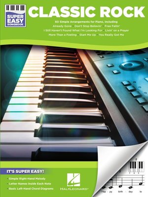 cover image of Classic Rock--Super Easy Piano Songbook